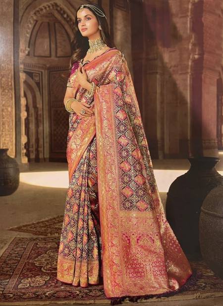 Multi Colour Vrindavan Vol 25 Royal New Latest Designer Ethnic Wear Silk Saree Collection 10166